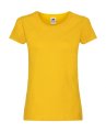Goedkope Dames T-shirt Fruit of the Loom Lady fit 61-420-0 Sunflower